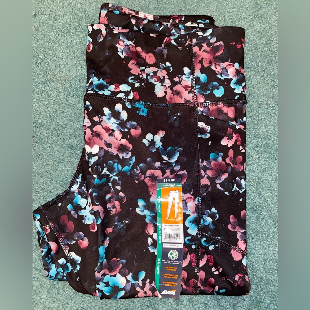 Avia Floral Patterned Leggings